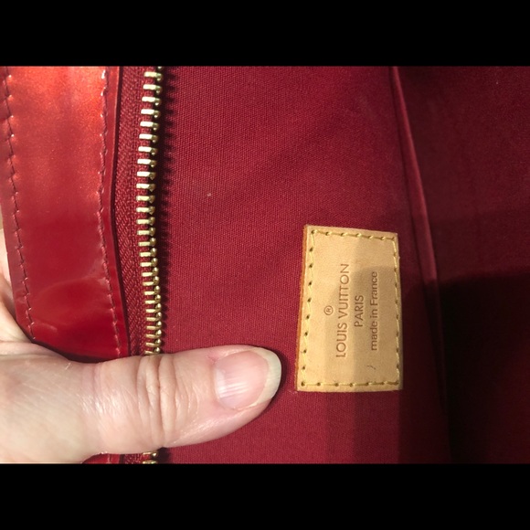Authentic Louis Vuitton Red Brea - Picture 8 of 13